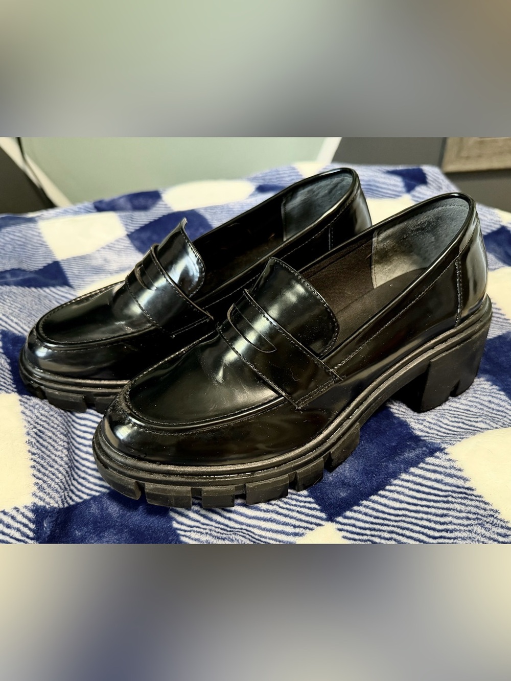Sincerely Jules Dylan Black Penny Loafers